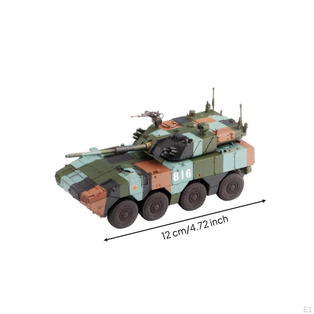 Wheeled Armored Vehicle Model Decorative for Shelf Decor, Collectors