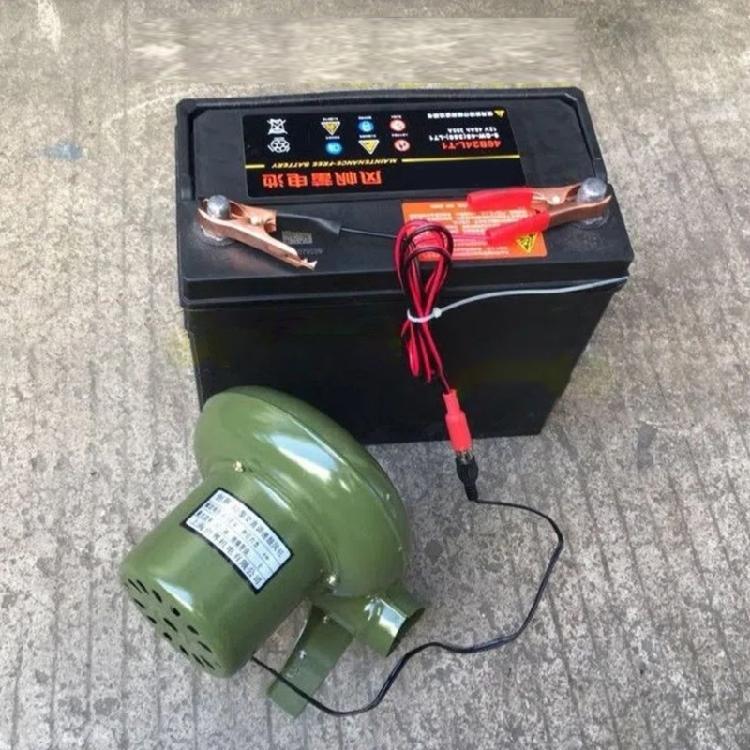 Ventilatore per Barbecue Fucina del Fabbro Ventilatore Domestico per Fuoco da Cucina 12V