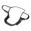 Carbon Fiber Look Steering Wheel Trim Cover Decor Molded For Chevrolet Colorado 2023+