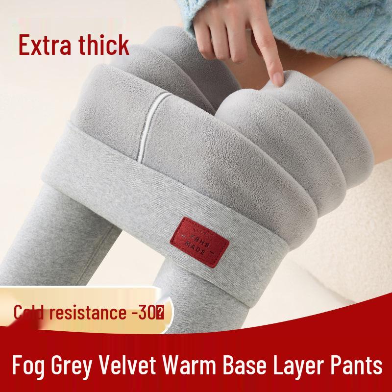 Women's High Waist Extra Thick Velvet Leggings: Slimming Warm Winter Pants