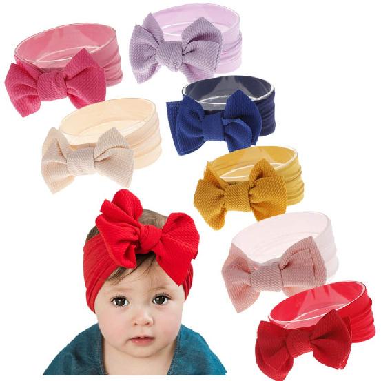 QandSweet Baby Girl's Headbands and Bows Hair Accessories (7Pcs Newest01)