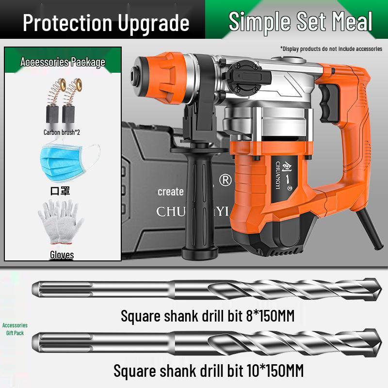 Chuangyi High-Power Multifunctional Electric Hammer and Impact Drill for Wood and Concrete Drilling