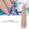 Silicone Practice Silicone Nail Training Flexible Joint Nail Finger Models for DIY Bendable Fake Training Fingers for Nail Art Skin Fingers, 5pcs,