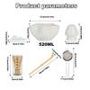 Matcha Whisk Set Matcha Tools For Ceremony Traditional Ceremonial Drink Utensils With Scoop For Office Medication Gathering