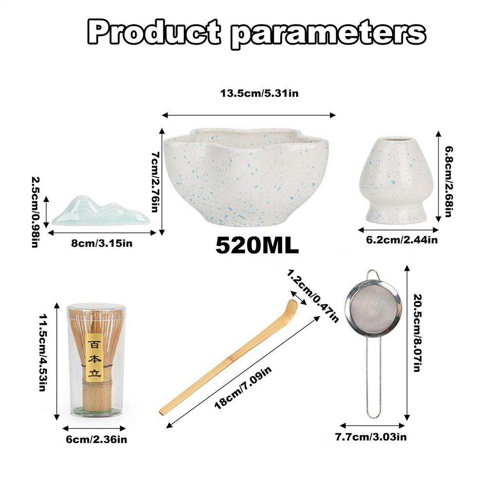 Matcha Whisk Set Matcha Tools For Ceremony Traditional Ceremonial Drink Utensils With Scoop For Office Medication Gathering