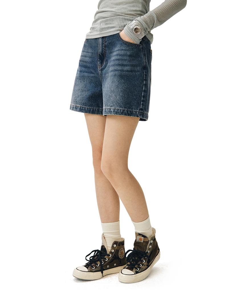 Deketeuumeon Signature Denim Shorts Dcwpt007Blueb