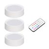 3 Stück LED Puck Licht 4 Farben Dimmbar Timing Wiederaufladbare Batterie Betrieben LED Push Lampe mit E26 B