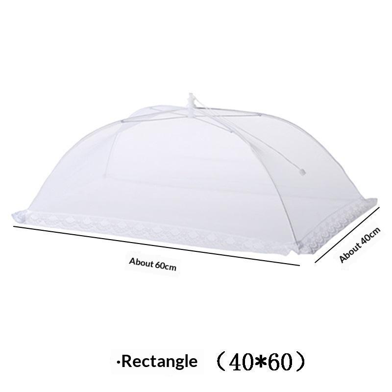 Collapsible Mesh Food Cover Insect Proof Dense Net Reinforced Frame Reusable for Home Kitchen Patio BBQ Picnic Food Guard
