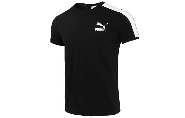 PUMA Мужские футболки Черные с круглым вырезом Средняя 532291-01 XL