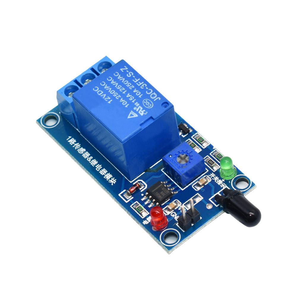 IR Infrared 1 Channel 1V 11V Flame Detection Sensor Module Fire Alarm Sensor Relay Module For Arduino