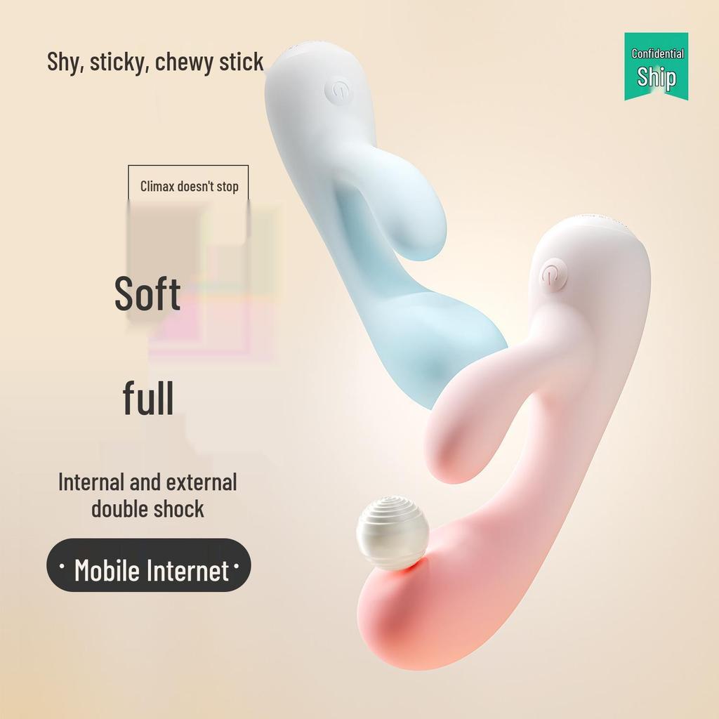 Shy Sticky Chewy Dual Vibration Air Vibrator with App Remote Control for Women