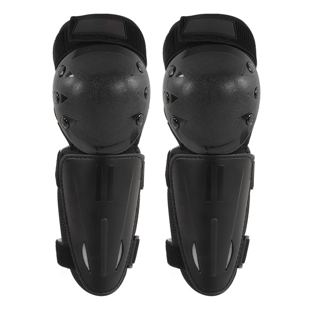 Thigh Support Stabilization Knee Pads EVA Protective Knee Pads with PE Shell for Skiing Motorcycle Riding Black