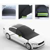 Snow Protector Universal Car Windshield Cover Thick Anti-Frost Sun Shade with Easy Install Shield Magnets & Reflective Strips All Season Protection