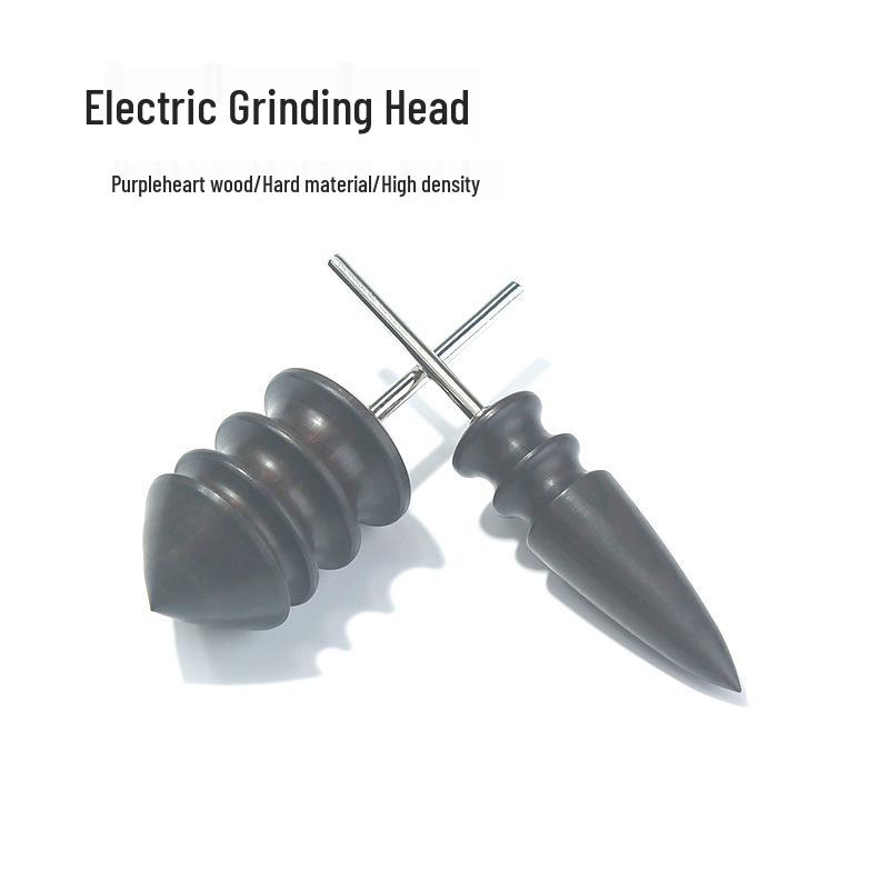 

Ebony Electric Grinder Head for Leathercraft Polishing and Sandalwood DIY Tasks Small