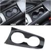 Water Cup Holder Decor Cover Panel Sticker Carbon Fiber For Chevy Camaro 2010-15