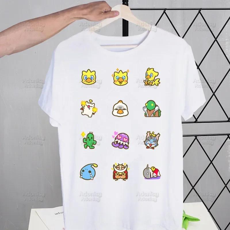 Final Fantasy Anime Shinra Men Hip Hop Streetwear Print T Shirt Harajuku TShirts Short Sleeve Fashion Casual T-Shirt Tops Tees