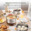 Supor 304 Stainless Steel Steamer Pot with High Arch Lid