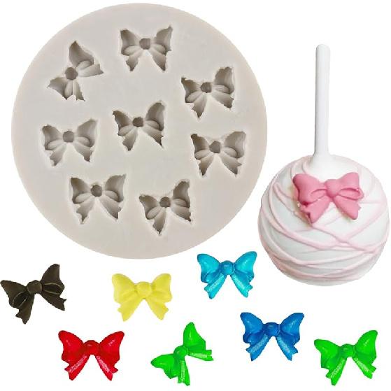 Bows Silicone Molds Bow Fondant Mold For Cake Decorating Cupcake Topper Candy Chocolate Gum Paste Polymer Clay