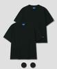 DOLPHIN WAVE APPAREL [2Pack] Dolphin Loose Crop Short Sleeve T-Shirt 2-Pack