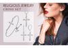 Sterlingsilber S925 Kreuz Halskette mit Schleife Zirkon Anhänger für Damen - Trendiges Schmuck Accessoire