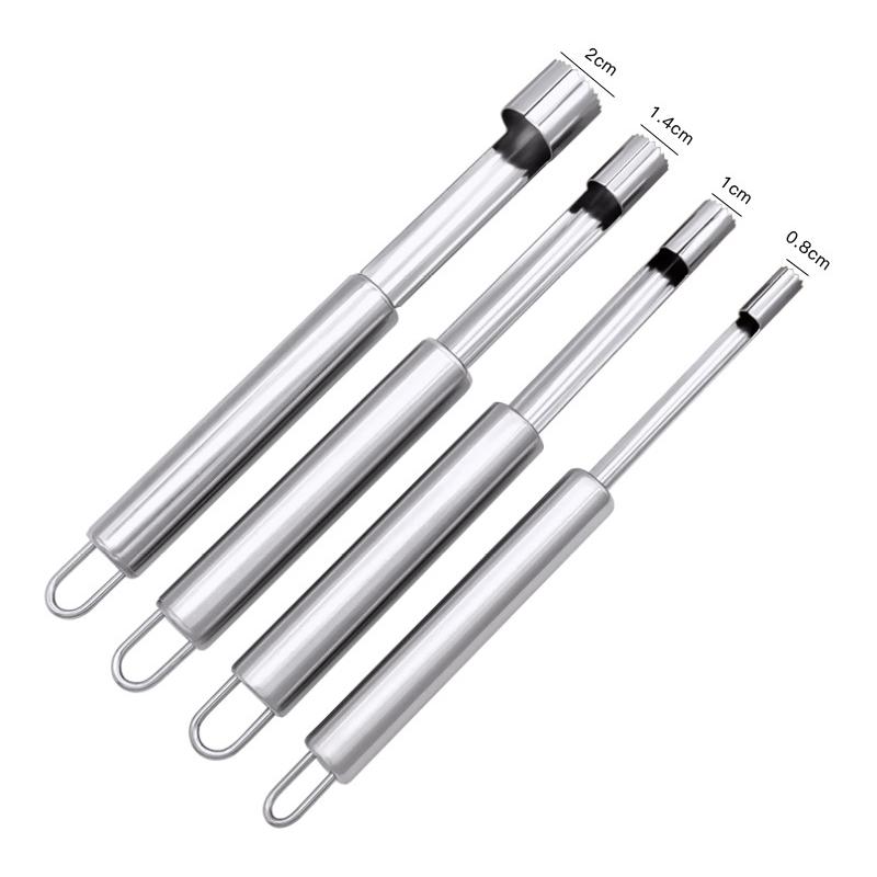 Stainless Steel Apple Corer Fruit Seed Core Remover Pear Apple Corer Seeder Slicer Knife Kitchen Gadgets Fruit & Vegetable Tools