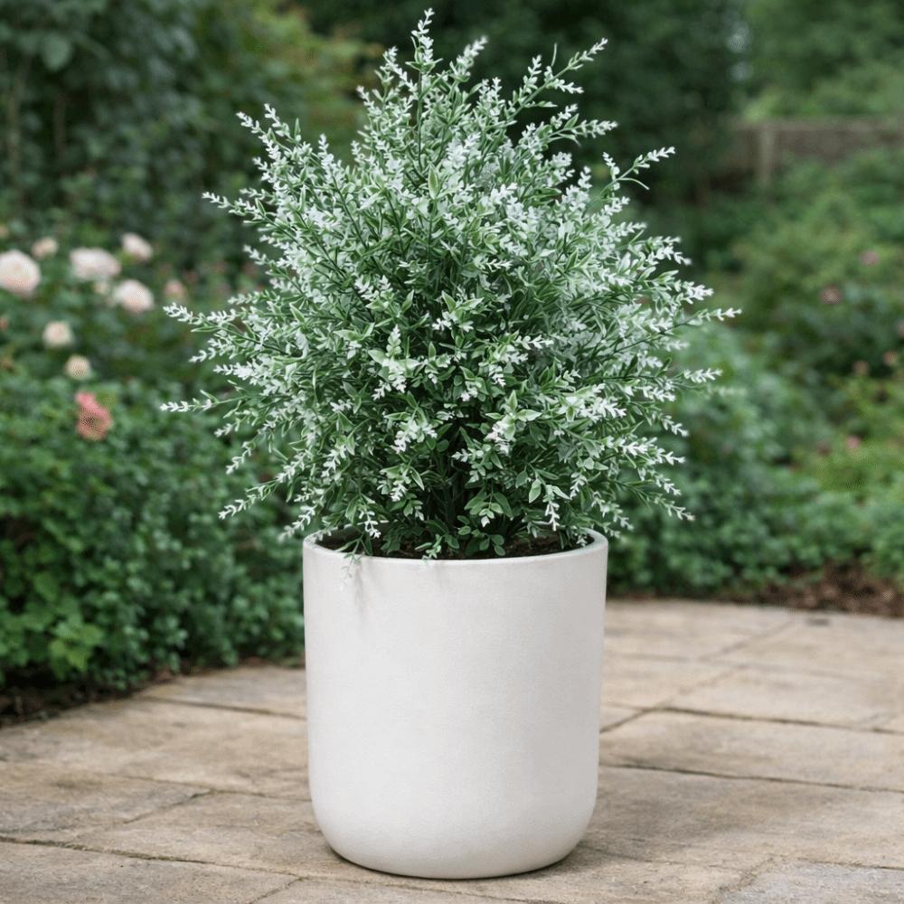 Realistic Lavender Bonsai Stake Plastic Real Touch Artificial Ground Stake Handmade UV Protection Simulated Green Plants