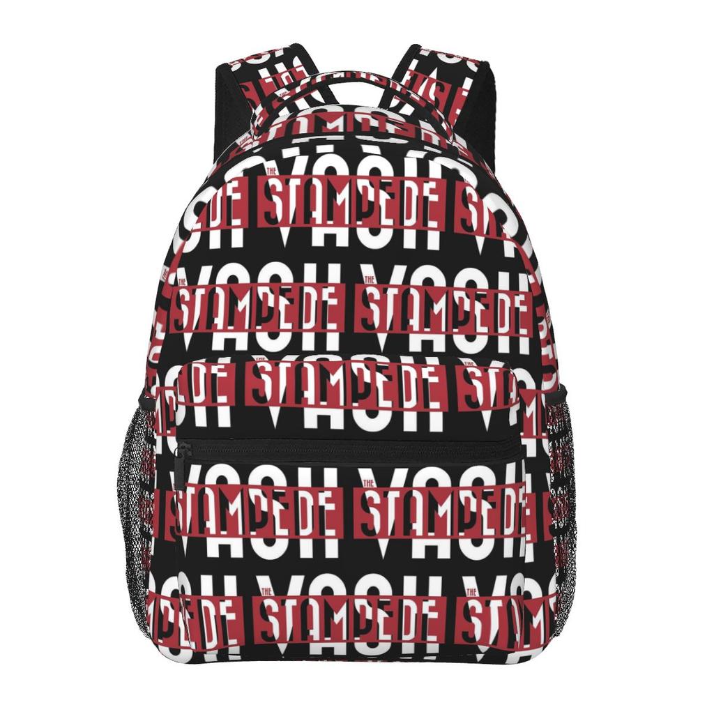 Trigun Vash Anime Manga Student Backpack School Bag Hiking Travel Daypack for Boys Girls Fashion Bookbag Shoulder Bags