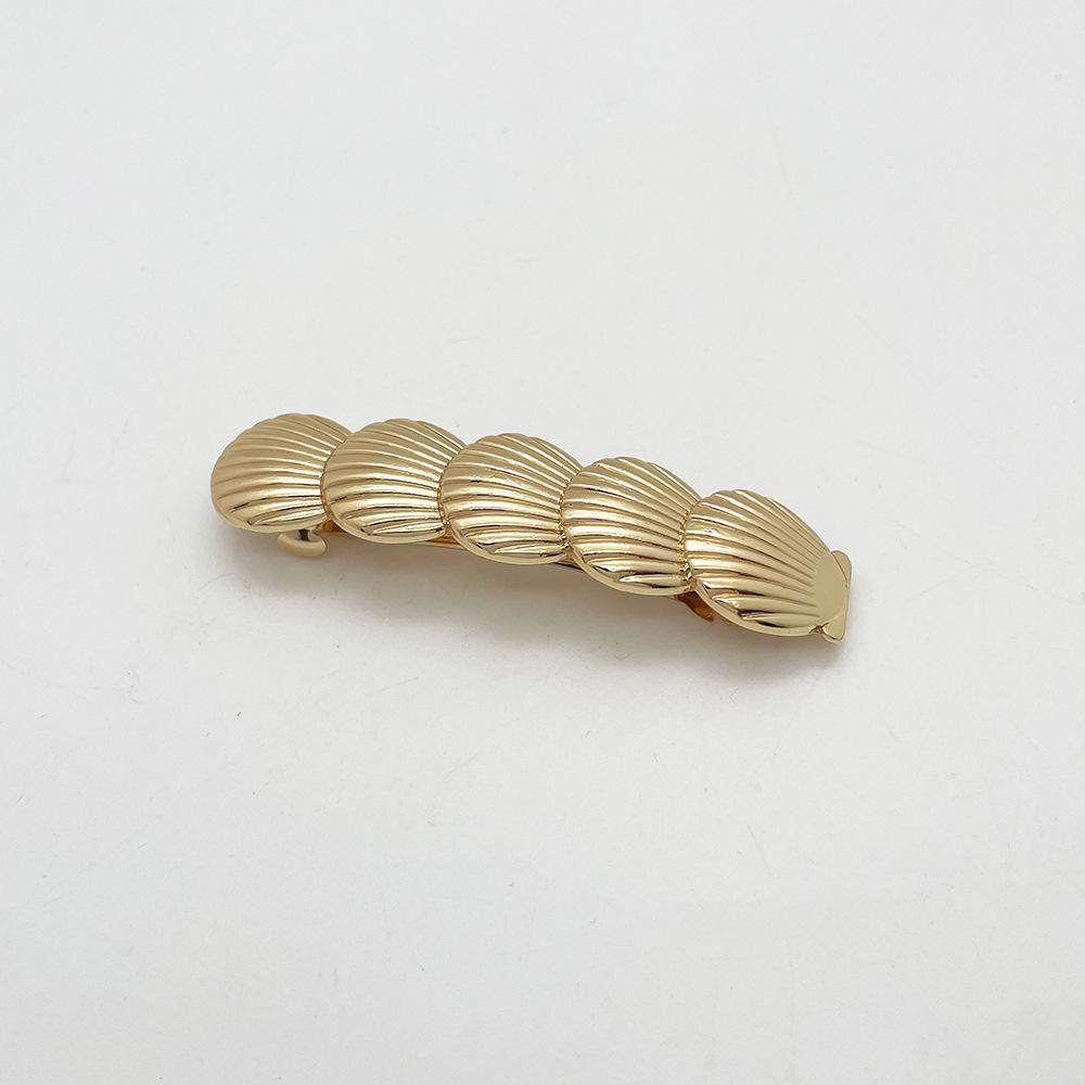Cross-border Ocean Shell Spring Clip: Cool Back-of-Head Half-tied Hair Accessory