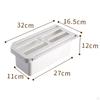 Compact Desk Drawer Organizer with Concealed Compartment for Office Supplies and Accessories