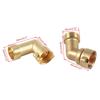 RVs City Water Fill Inlet Flange Brass with Check Valves, RVs Water Inlet Replacement 3/4NPT City Water Connection Inlet