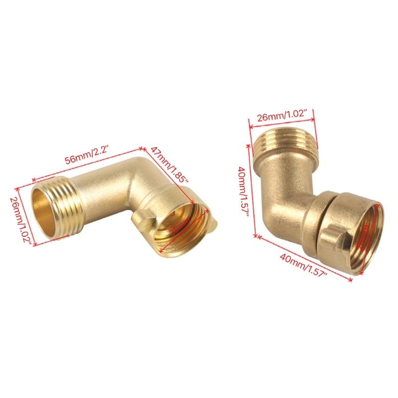 RVs City Water Fill Inlet Flange Brass with Check Valves, RVs Water Inlet Replacement 3/4NPT City Water Connection Inlet