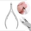 3Pcs/set Professional Nail Cuticle Trimmer and Pusher - Ergonomic Stainless Steel Dead Skin Scissor Nipper Tool for Home Use