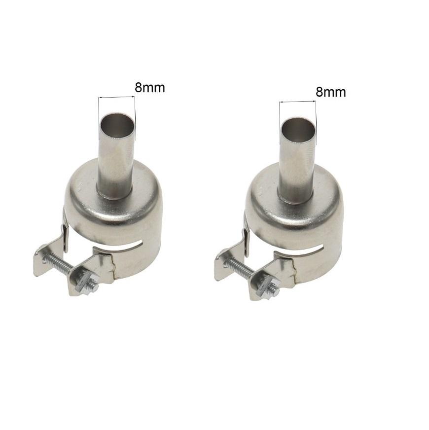 Hot Air Nozzle Welding Nozzle Silver Stainless Steel 3-12mm