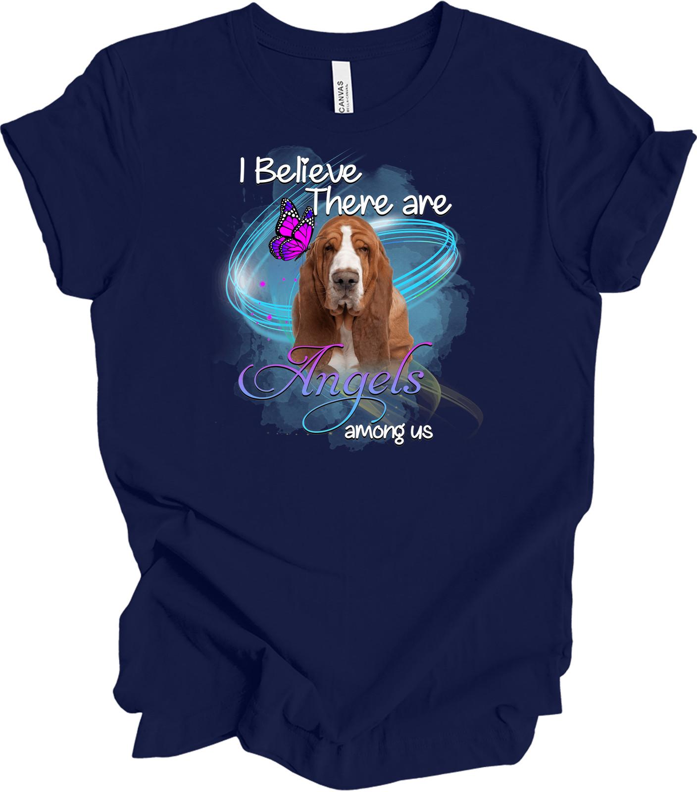 Basset Hound Angel T-Shirt - Dog Lover Gift XXL
