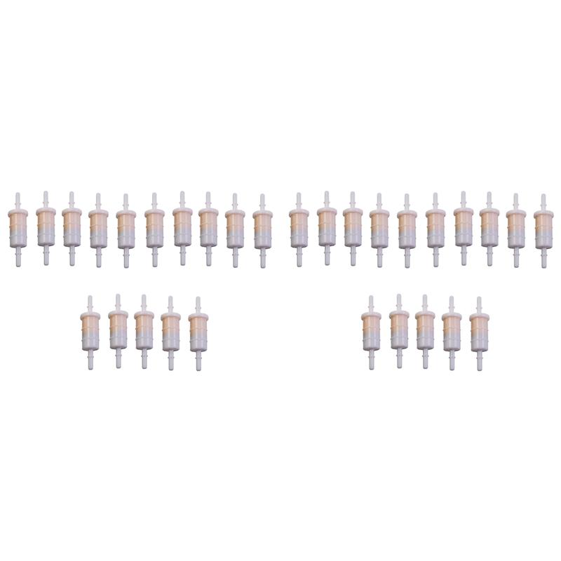 ABLZ-30Pcs 8Mm 5/16Inch Fuel Filter For Mercury Marine Outboard Engine 35-879885T 35-879885Q 30-400Hp Gas Water Separator