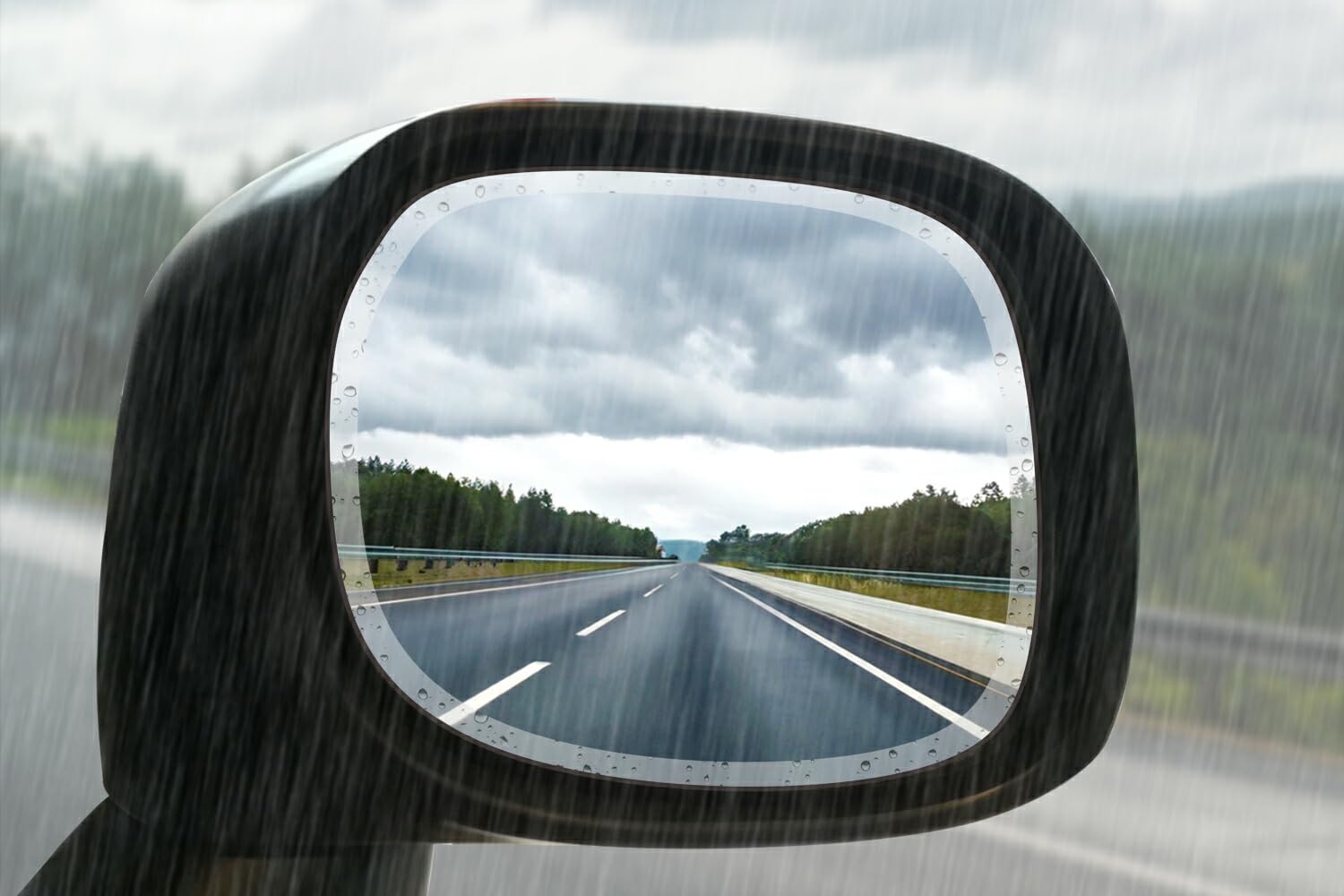 

[Set of 2] ClearView Made in Japan HONDA N-VAN Hydrophilic Film, Door Mirror, Side