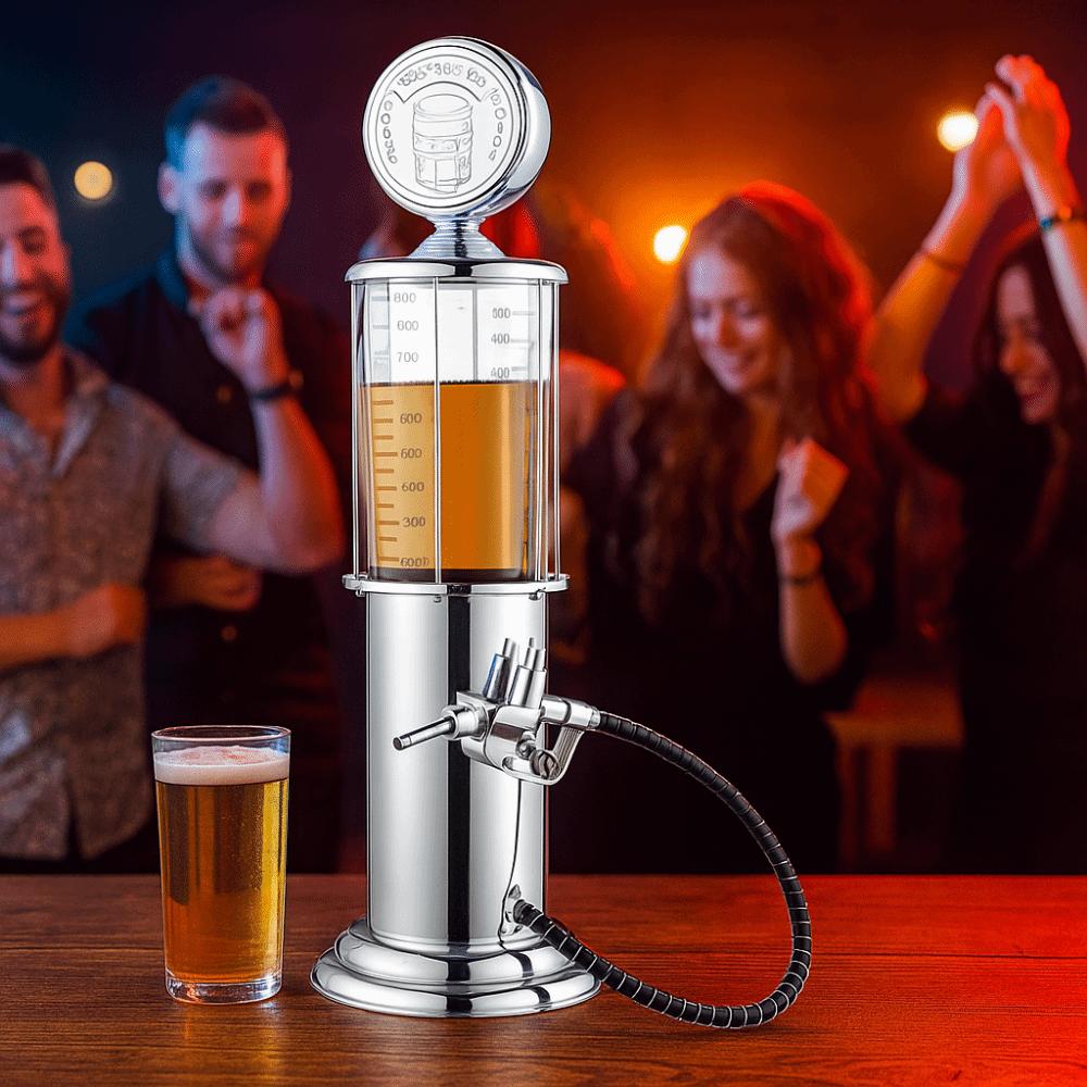 Single Pump Beer Tower Retro Style Beverage Container Creativity Liquor Dispenser  Party Serving