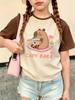 Funny Capybara T Shirts Short Sleeve Graphic Kids Cute Children's T-shirt Boys Girls Casual  90s Top Tee Summer Clothes
