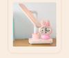 Guangshibao Kinder Schreibtisch Hasen Uhr Tischlampe