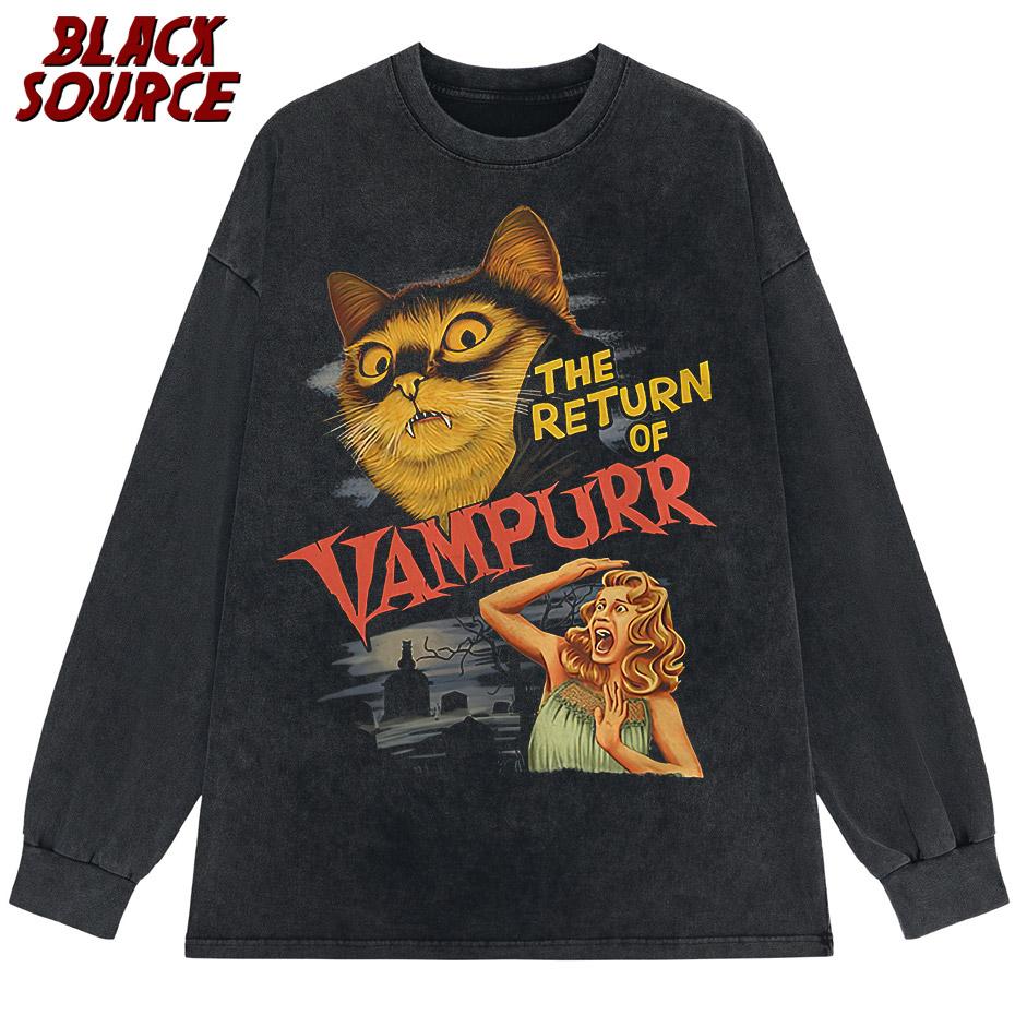 The Return Of Vampurr TShirt Men O Neck Cool Summer T Shirts Short Sleeve Tees Fashion Tops