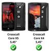 Gehärtetes Glas für Crosscall Core X4 / Core X5 [2er-Pack] Phonillico® Displayschutzfolie