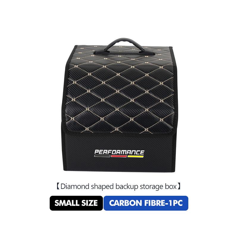 

Car Diamond Leather Large Capacity Trunk Storage Box For BMW E91 E92 E60 F10 F30 E39 E36 E87 X1 X3 X5 E70 E46 E90