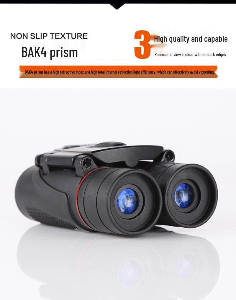 HD Mini 8x21 Binoculars - High Magnification, Night Vision, Portable for Kids, Outdoor Activities & Concerts