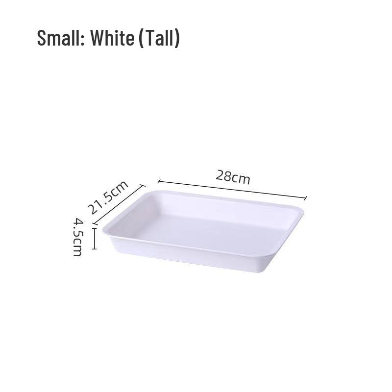 Rectangular Ins Style Plastic Tray for Tea, Water, and Fruit Cups