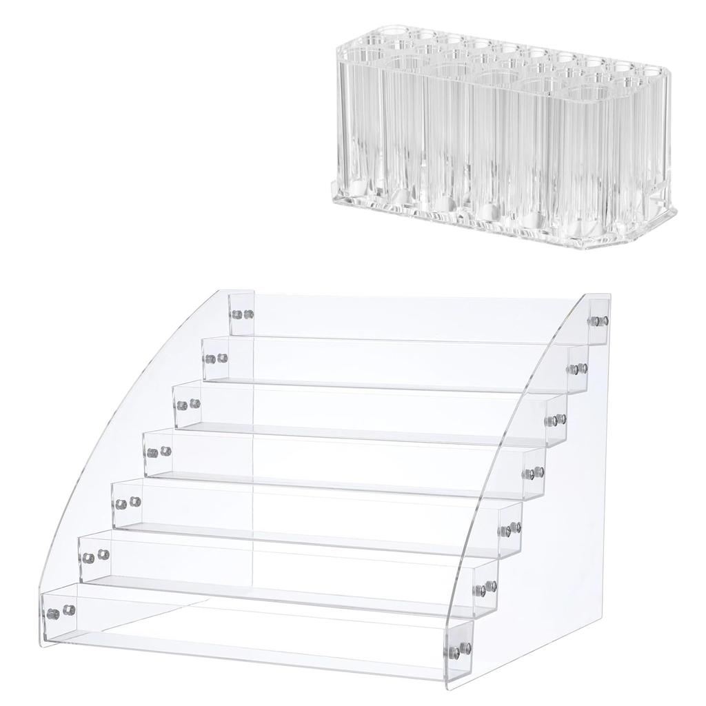 Acrylic Paint Storage Organizers Acrylic Paints and Brushes Organizers 7 Layer Stand for Efficient Tool Storage
