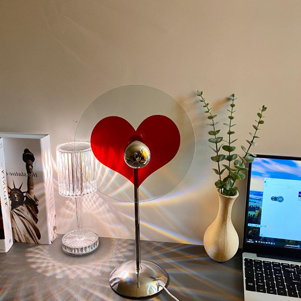 Usb Love Table Lamp Plug-in High Temperature Resistance Romantic Atmosphere Lamp Bedroom Bedside Lamp