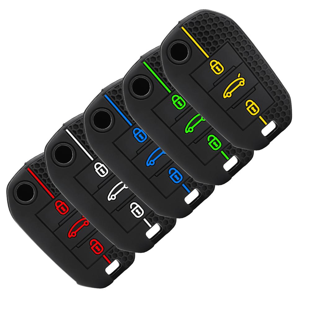 3 Button Silicone Car Key Chain Ring Shell Cover Case Holder For Peugeot 208 301 308 508 5008 3008 Citroen C5 C4 2010 2026 2026