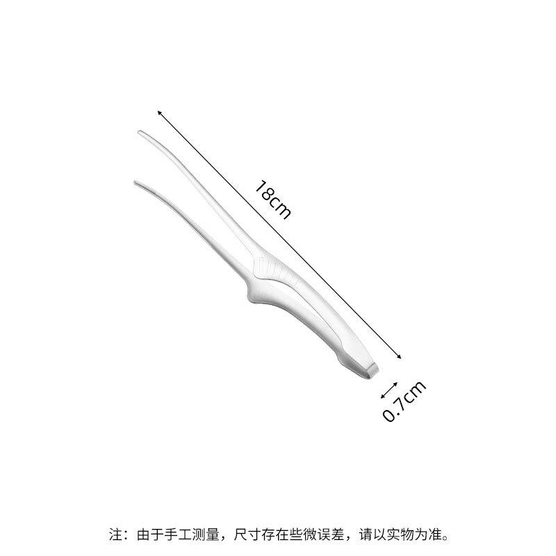 430 Stainless Steel, Korean Style Barbecue Clip, Stainless Steel Food Clip, Round Head Barbecue Clip, Pointed Meat Clip, Self-service Food Clip