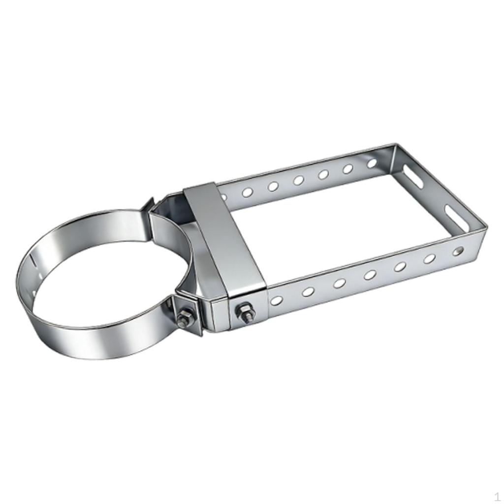 Chimney Pipe Bracket Carbon Steel Fixing Hardware, Easy To Install Accessory Premium, Professional