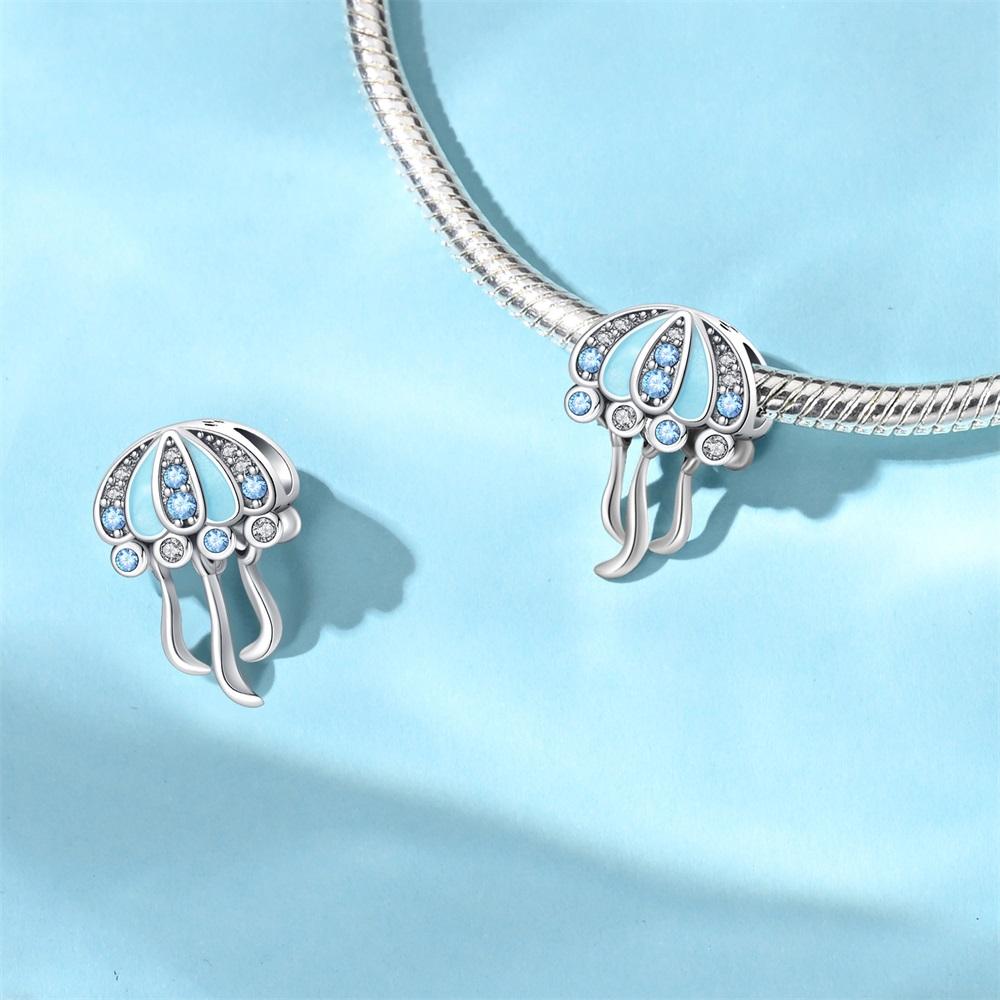 Summer New Products Copper Plated Ocean Theme Seahorse Sailboat Starfish Dangle Charm Fit Original Bracelet Jewelry Gifts